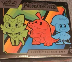 Pokemon Scarlet & Violet Paldea Evolved Elite Trainer Box Sealed NM Case Fresh! - Image 1