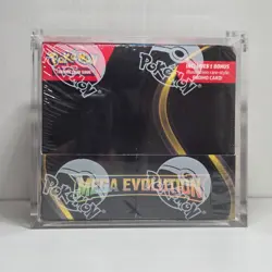 Pokemon Mega Evolution Enhanced Booster Box w/ Acrylic Case - Image 1