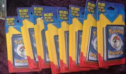 Lot of 8 Mystery POKEMON Pack of 20 Cards 1 Foil Card Factory Sealed UNOPENED - Image 1