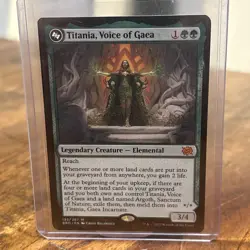 Titania, Voice of Gaea - Near Mint MTG The Brothers' War 193/287 M - Image 1