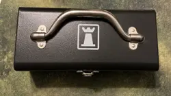 Rook Steel alloy Card Case Plus 4 Metal Trading Card Boxes - Image 1