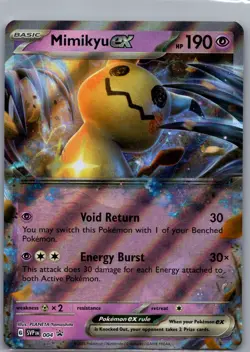 Mimikyu ex SVP 004 SV: Scarlet & Violet Promo - Pokemon Card - NM - Image 1