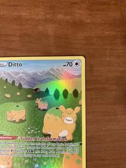 Pokemon TCG Ditto Full Art GG22 GG70 Crown Zenith Holo Card - Image 2
