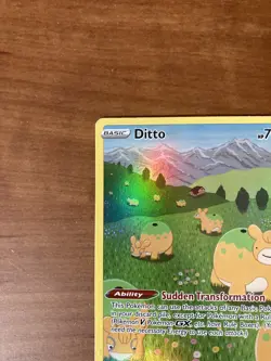 Pokemon TCG Ditto Full Art GG22 GG70 Crown Zenith Holo Card - Image 3