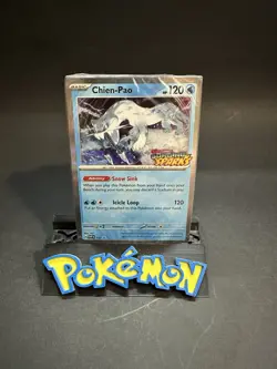 Pokemon Surging Sparks Chien-Pao 152 Pre-Release Promo Stamp Card & Deck Sealed - Image 1