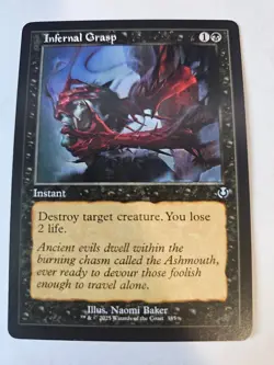 MTG Retro Frame Infernal Grasp Innistrad Remastered - Image 1