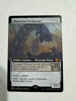 Phyrexian Fleshgorger (Extended Art) The Brothers' War Regular - Image 1