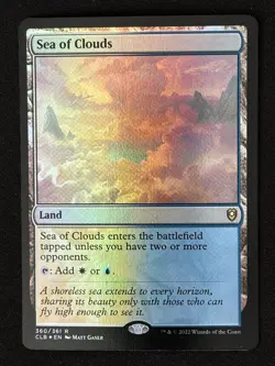 1x MTG Sea of Clouds (Foil) - Battle for Baldur's Gate (CLB) #360 - Magic - Image 1