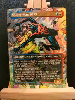Spider-Man 2099 (Borderless) - Marvel's Spider-Man - Rare - NM - MTG - Image 1