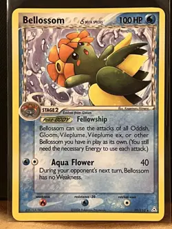 Bellossom (Delta Species) #19/110 Holon Phantoms Rare Pokemon TCG - Image 1