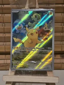 Pikachu Paldea Evolved ETB 027 SVP 2023 Black Star Promo SEALED - Image 1