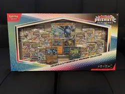 Pokemon TCG Prismatic Evolutions Lucario x Tyranitar Premium Collection - Sealed - Image 1