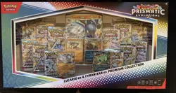 Pokemon TCG Prismatic Evolutions Lucario x Tyranitar Premium Collection - Sealed - Image 3