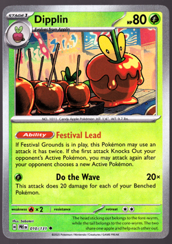 Dipplin 010/131 Pokeball Poke Ball Holo Prismatic Evolutions Pokemon TCG NM - Image 1