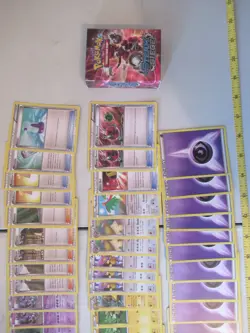 Pokemon lot of 2 complete theme decks Ring of Lightning Night Striker in boxes - Image 3