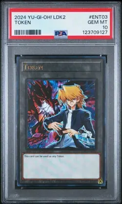 Joey Token #ENT03 - Yu-Gi-Oh! Legendary Decks II - PSA 10 - Image 1