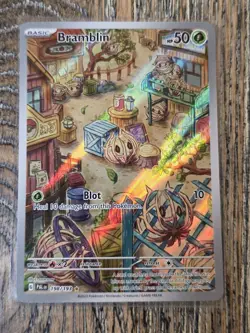 Bramblin 198/193 Illustration Rare Paldea Evolved Pokemon Card Near Mint - Image 1