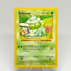 Bulbasaur Pokemon 1999 Base Set #44/102 Shadowless Common WOTC Vintage Card - Image 1
