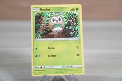 ROWLET HOLO RARE 2016 MCDONALDS 1/12 PROMO POKEMON CARD - NM - Image 1