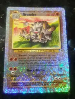 Rare Mint Reverse holo Graveler, 2002 Legendary collection pokemon cards - Image 2