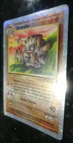 Rare Mint Reverse holo Graveler, 2002 Legendary collection pokemon cards - Image 4