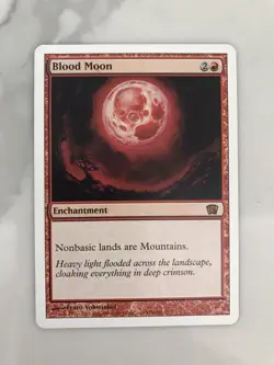 Blood Moon MTG Magic the Gathering Card NM Near Mint Eighth 8th Edition - Image 1