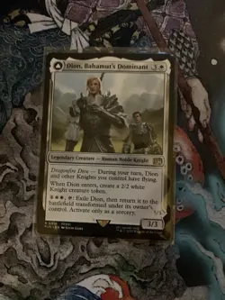 Dion, Bahamut’s Dominant/Bahamut, Warden Of Light (0016) MTG, Final Fantasy - Image 1