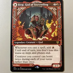 Birgi, God of Storytelling (Showcase) Kaldheim Regular - Image 1