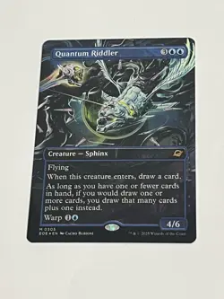MTG Quantum Riddler Borderless Foil Edge of Eternities M #305 - Image 1