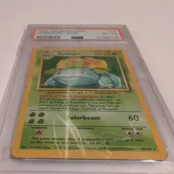 1999 Pokemon - Venusaur Holo Rare - Base Set 15/102 - PSA 4 VG-EX - WOTC - Image 2