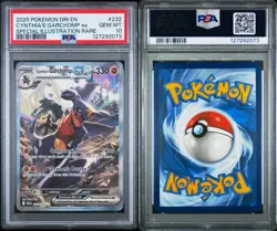 PSA 10 Cynthia's Garchomp ex SIR 232/182 Destined Rivals Pokemon GEM MINT - Image 3