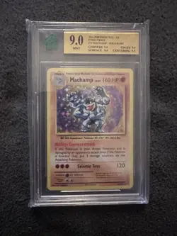 2016 POKEMON TCG - XY EVOLUTIONS #59 MACHAMP • HOLO RARE MNT GRADE 9 - Image 1