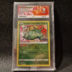 Pokemon Radiant Venusaur 004/078 Pokemon Go Graded Ace 9 - Image 1