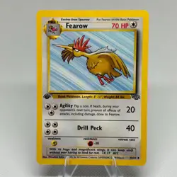 Fearow Pokemon 1999 Jungle #36/64 1st Edition Uncommon WOTC Vintage - Image 1