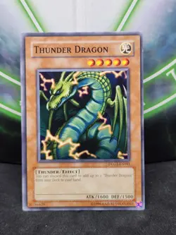 Yugioh Thunder Dragon DLG1-EN041 Common NM - Image 1