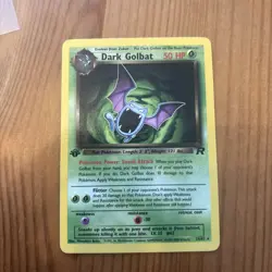 Pokemon Cards: Team Rocket 1st Edition Rare: Dark Golbat 24/82 - Image 1