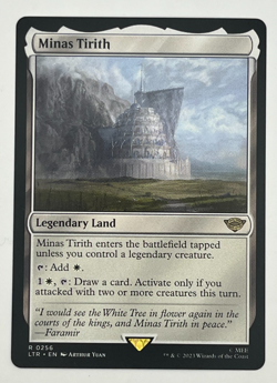 MTG Minas Tirith LTR #256 Lord of the Rings Tales of Middle Earth Magic LOTR - Image 1