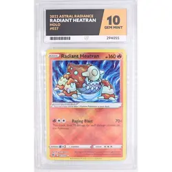 Radiant Heatran - Astral Radiance 027/189 Holo Pokemon TCG card Gem Mint 10 - Image 1