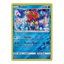 Keldeo 26/73 Reverse Holo Shining Legends Pokemon Card NM - Image 1