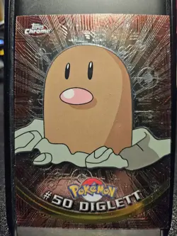 2000 Pokemon Topps Chrome Diglett #50 Series 1 - Image 1