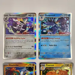 Pokemon Scarlet Violet Stamped Pre-Release 005 006 007 008 Promo Set Holo SVP - Image 3