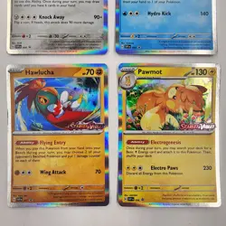 Pokemon Scarlet Violet Stamped Pre-Release 005 006 007 008 Promo Set Holo SVP - Image 4