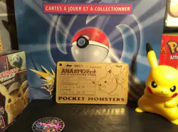 Carte Pokemon Pikachu Boarding Pass Gold ANA Airlines Neuf et Vierge Pocket Mons - Image 3