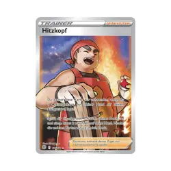 Pokemon TCG Hitzkopf Fullart Trainer | SWSH Strahlende Sterne - 170/172 | NM DE - Image 1