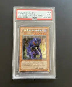 The End Of Anubis AST-000 1st Edition - Secret Rare Yugioh PSA 9 Mint - Image 1