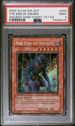The End Of Anubis AST-000 1st Edition - Secret Rare Yugioh PSA 9 Mint - Image 3