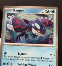 Kyogre 034/132 Mega Evolution Pokemon Cards HOLO RARE Legendary Hoenn Excellent - Image 4
