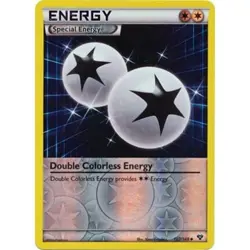 Double Colorless Energy 130/146 Reverse Holo XY Pokemon Card NM - Image 1