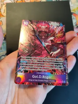 Gol D.Roger OP13-064 SR parallel alt art carrying on His Will ONE PIECE Card eng - Image 3