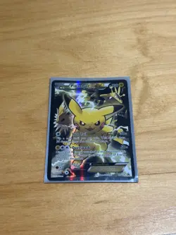 Pikachu EX (Full Art) XY124 Black Star Promo Holo Collection LP/LP- Pokemon Card - Image 1